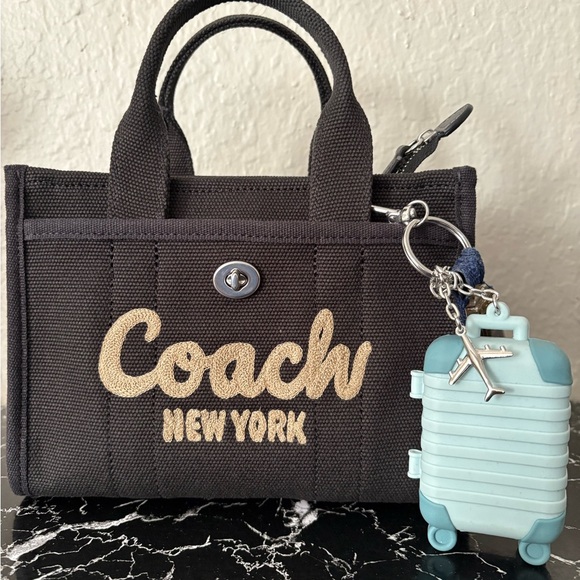 Coach Handbags - NWOT Small Coach Black Canvas Tote Charm NOT Included